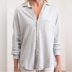 Frank & Eileen Tee Lab Women’s Long Sleeve Button-Up Size Medium Minimalist
